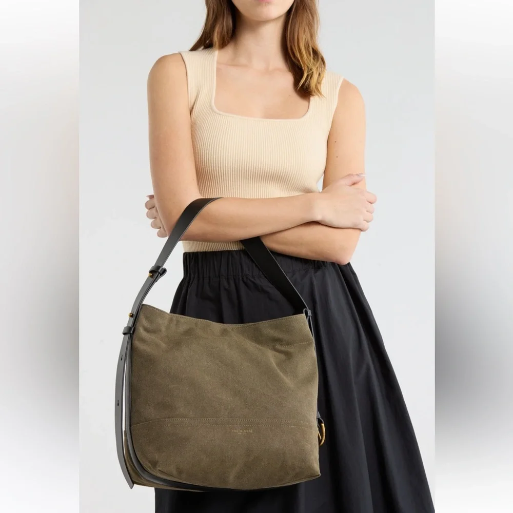 Rag & Bone NWT‎ Clinton Canvas Bucket Bag